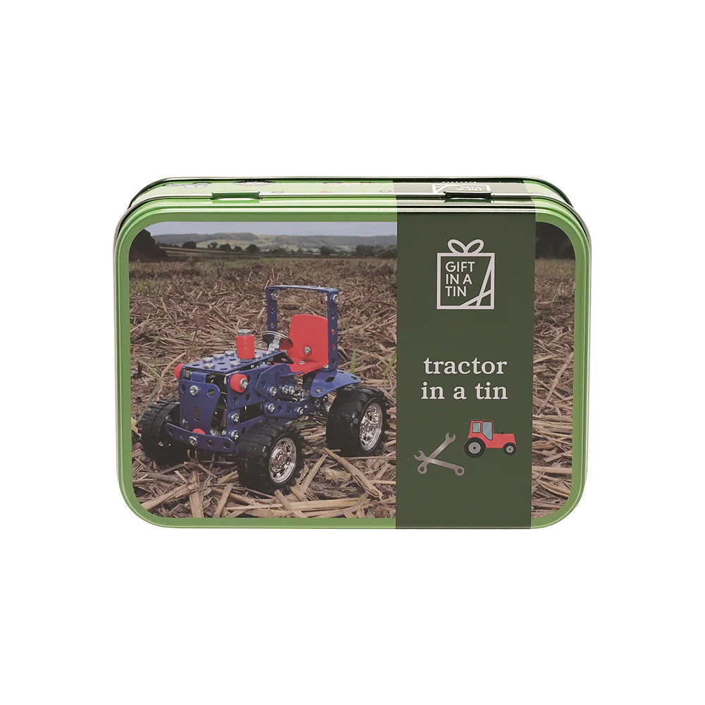 Gift In A Tin Tractor