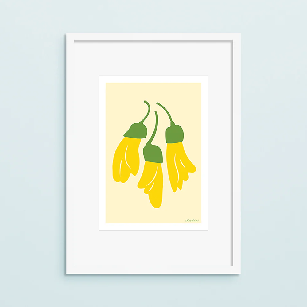 Iko Iko A4 Art Print NZ KĆwhai - Image 2