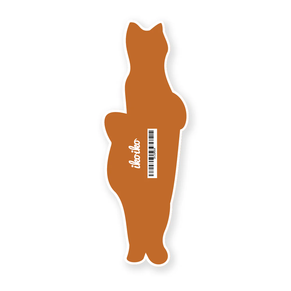 Iko Iko Cut Out Bookmark Orange Cat - Image 4