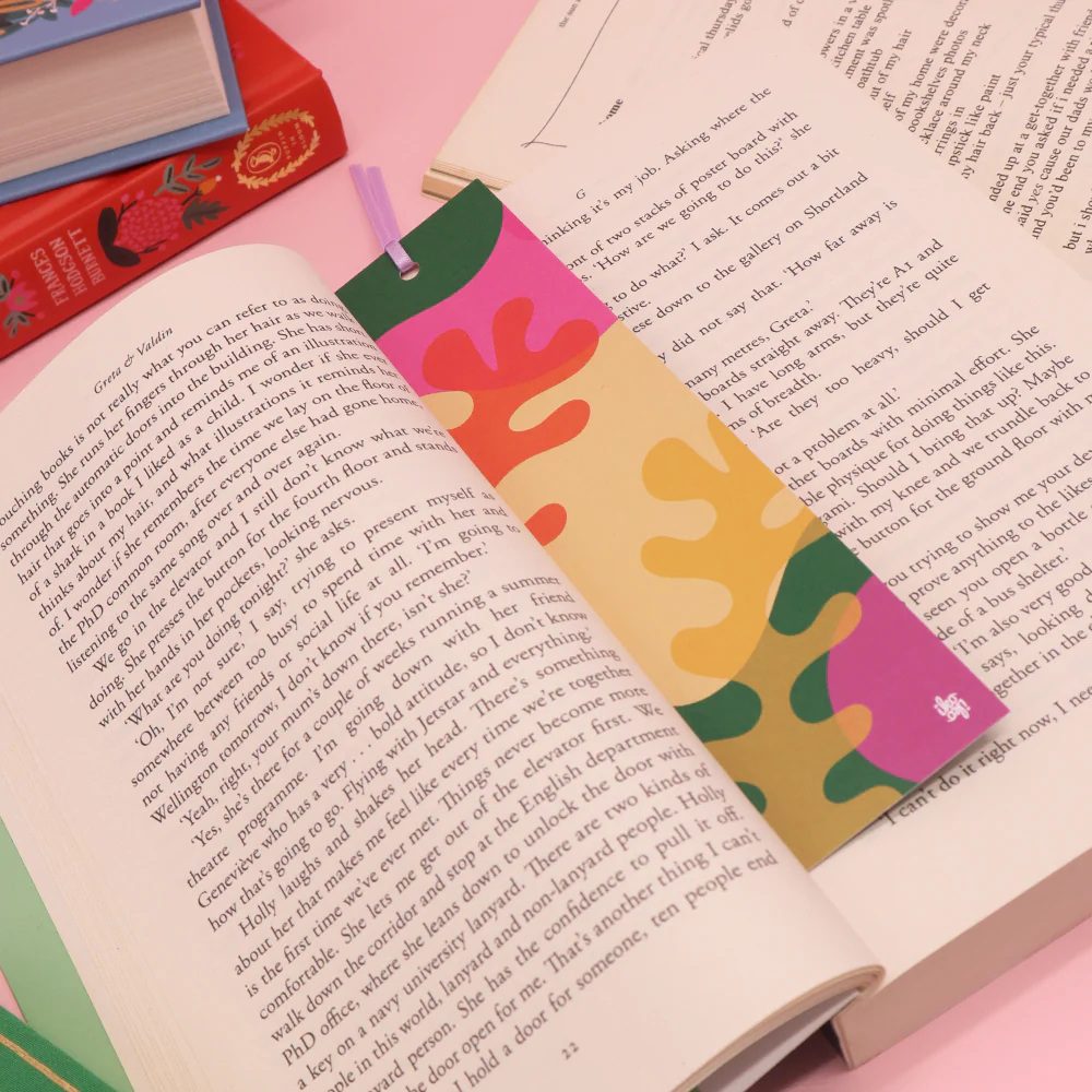 Iko Iko Double Sided Bookmark Abstract Reef - Image 2