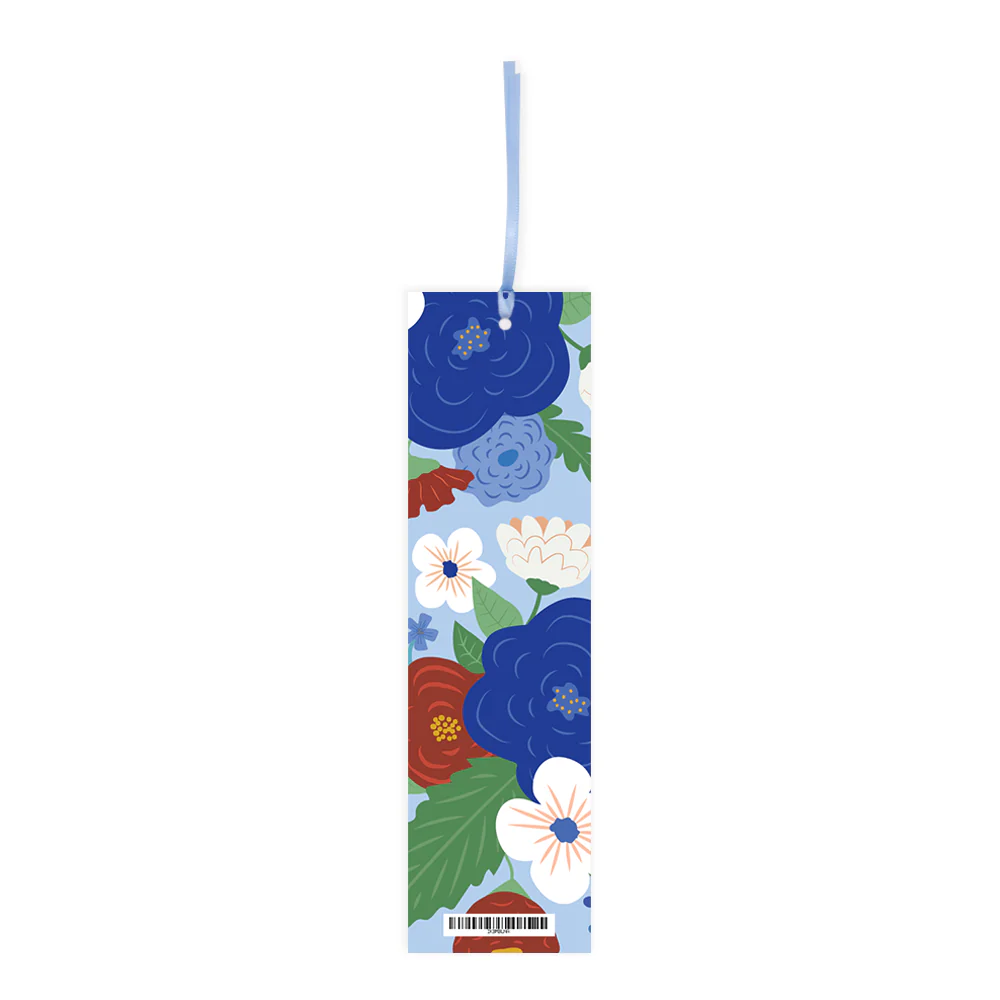 Iko Iko Double Sided Bookmark Bloom Navy - Image 3