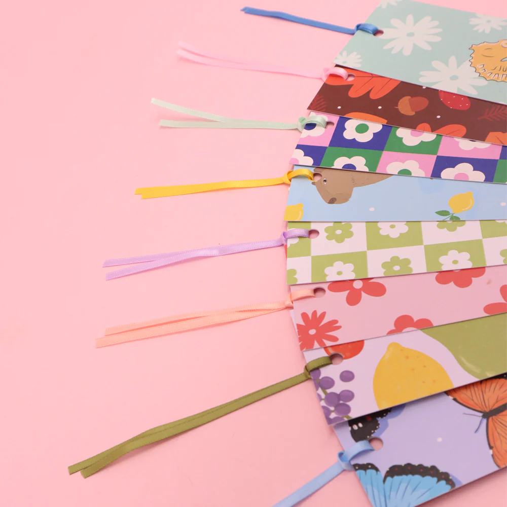 Iko Iko Double Sided Bookmark Bloom Navy - Image 5