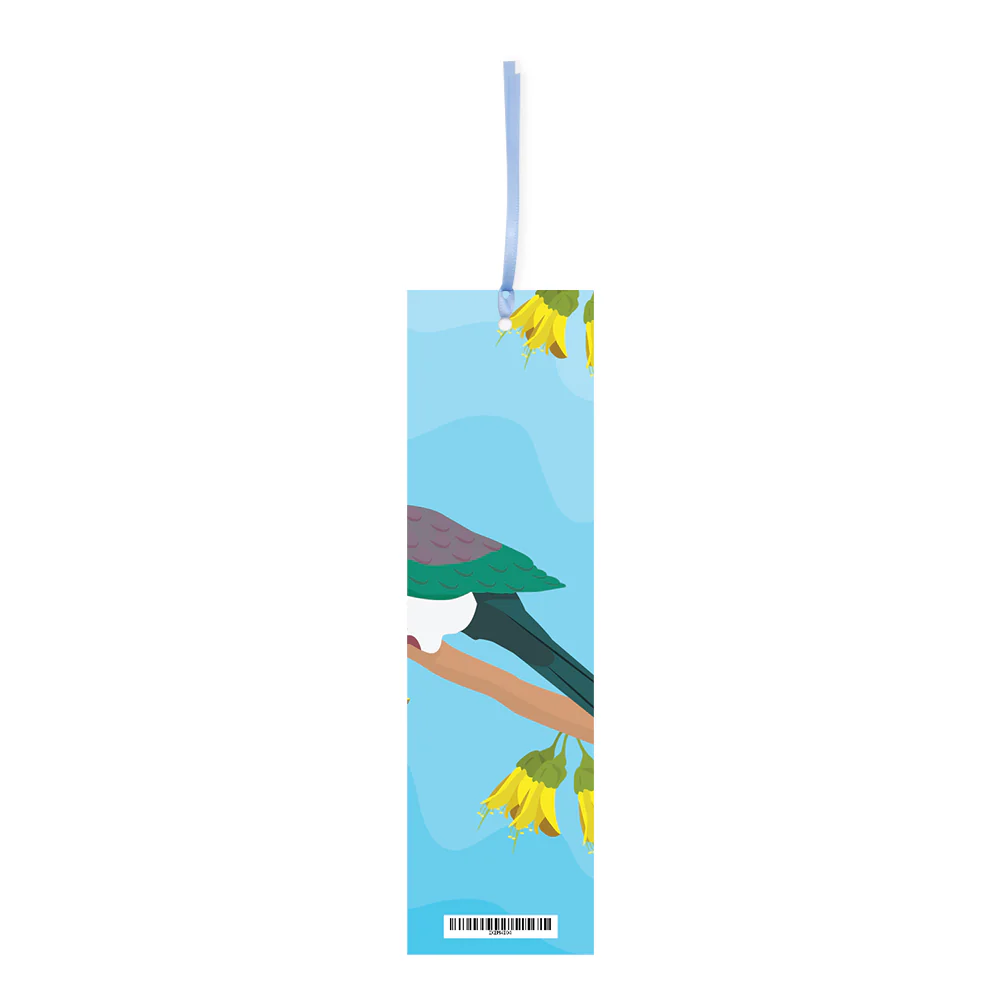 Iko Iko Double Sided Bookmark Kiwiana NZ Bird Kererū - Image 2
