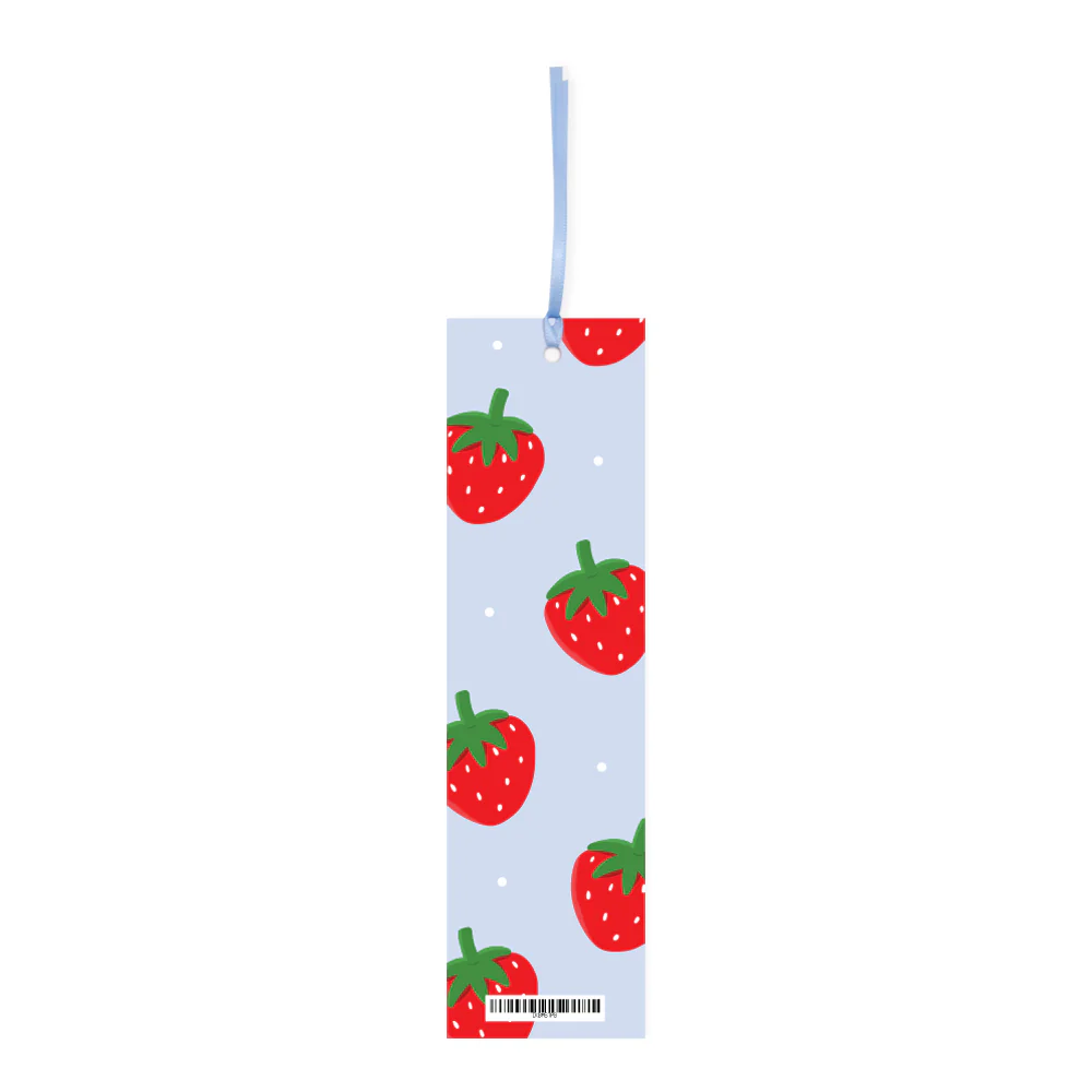Iko Iko Double Sided Bookmark Strawberries Pink/Blue - Image 3