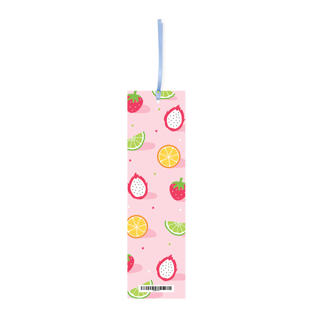 Iko Iko Double Sided Bookmark Tropical Fruit Yellow/Pink - Image 3