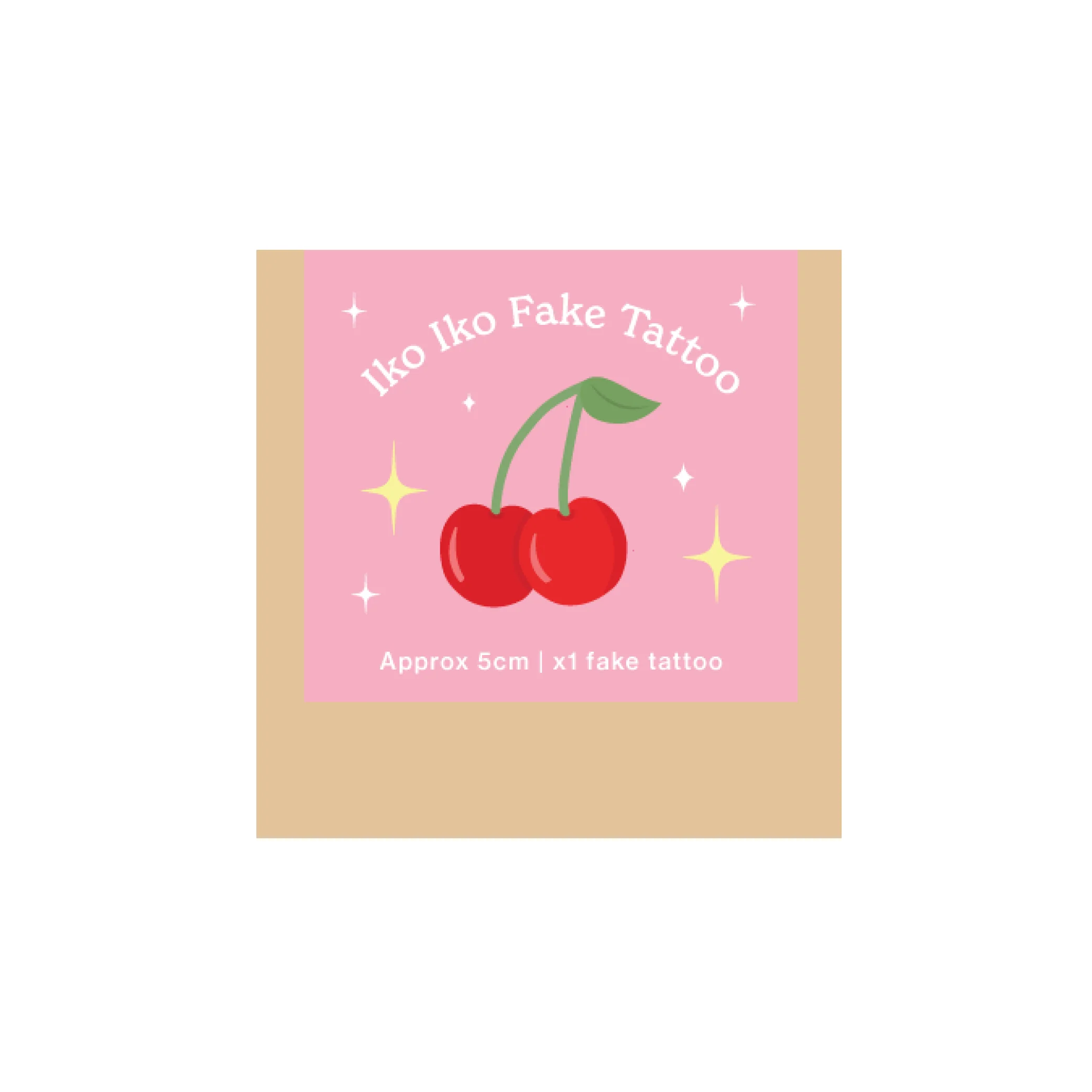 Iko Iko Fake Tattoo Cherry
