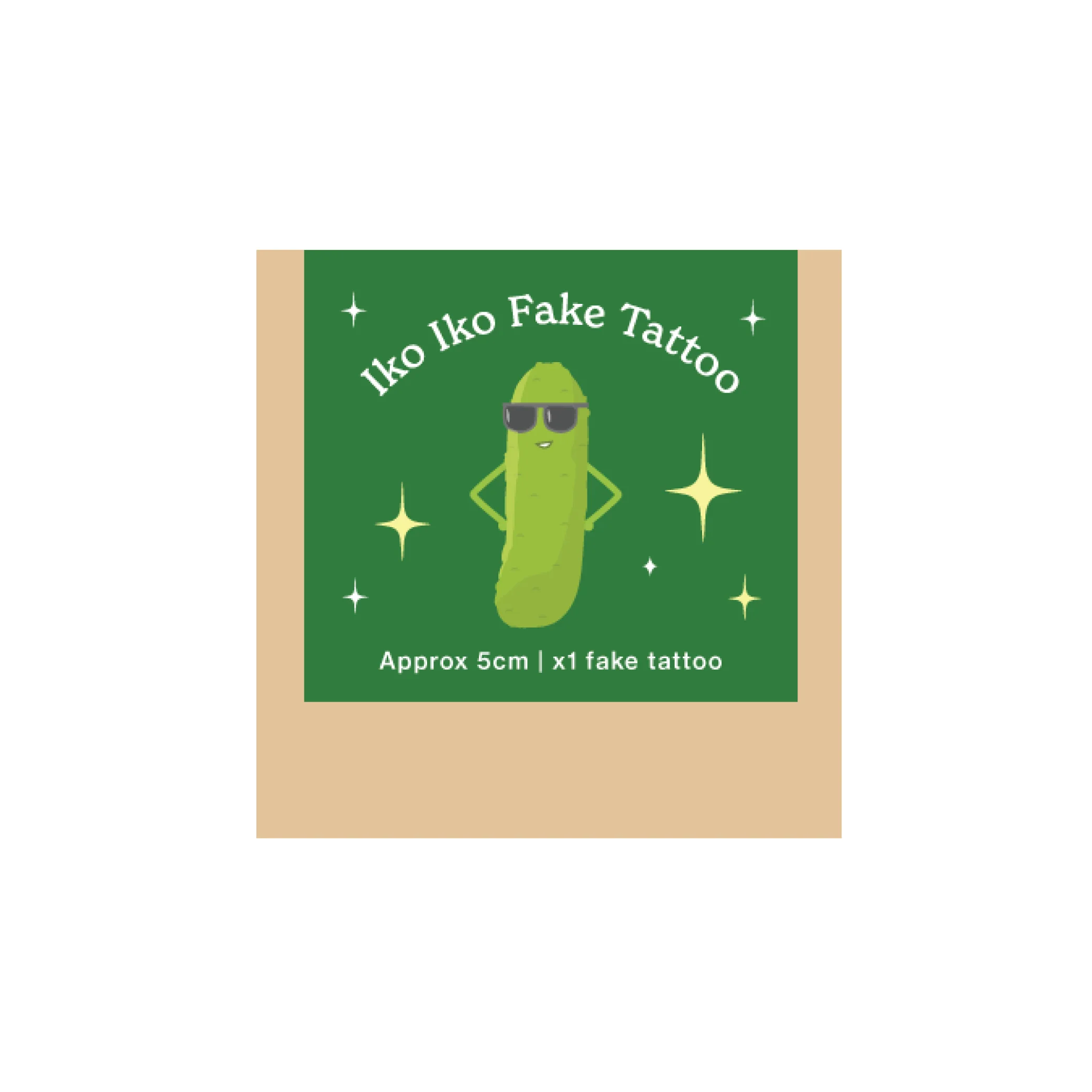Iko Iko Fake Tattoo Pickle