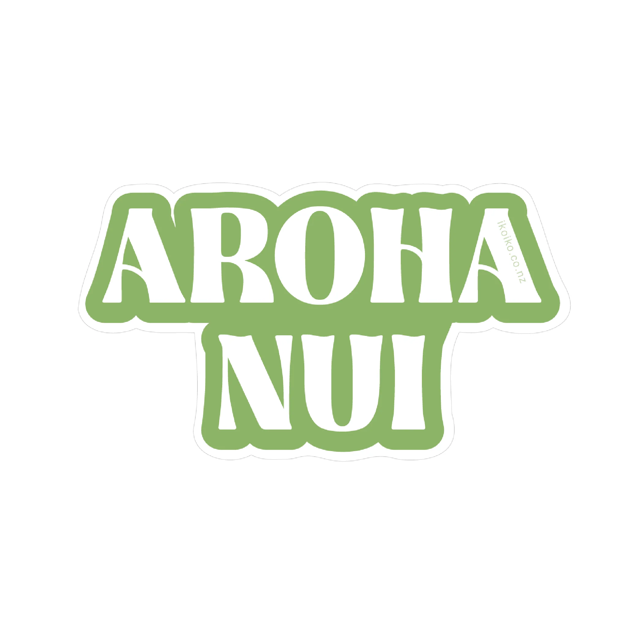 Iko Iko Fun Size Sticker Aroha Nui