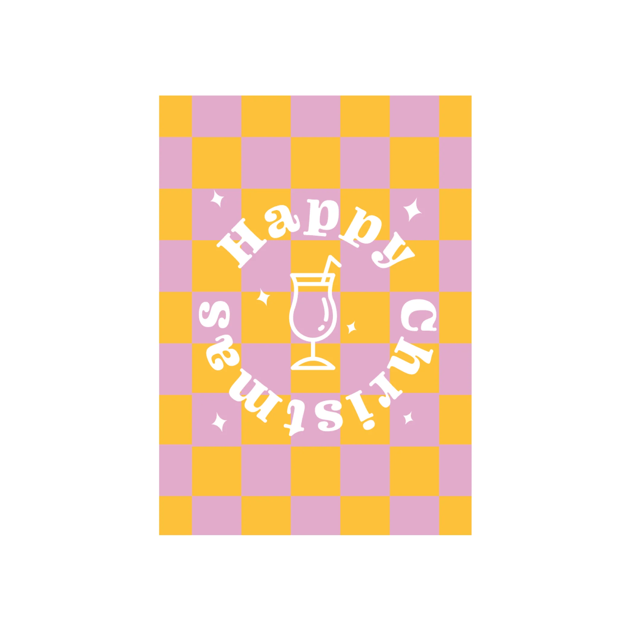 Iko Iko Christmas Card Happy Christmas Pina Colada