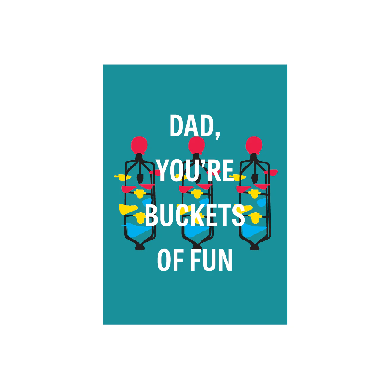 Iko Iko Father's Day Card Buckets