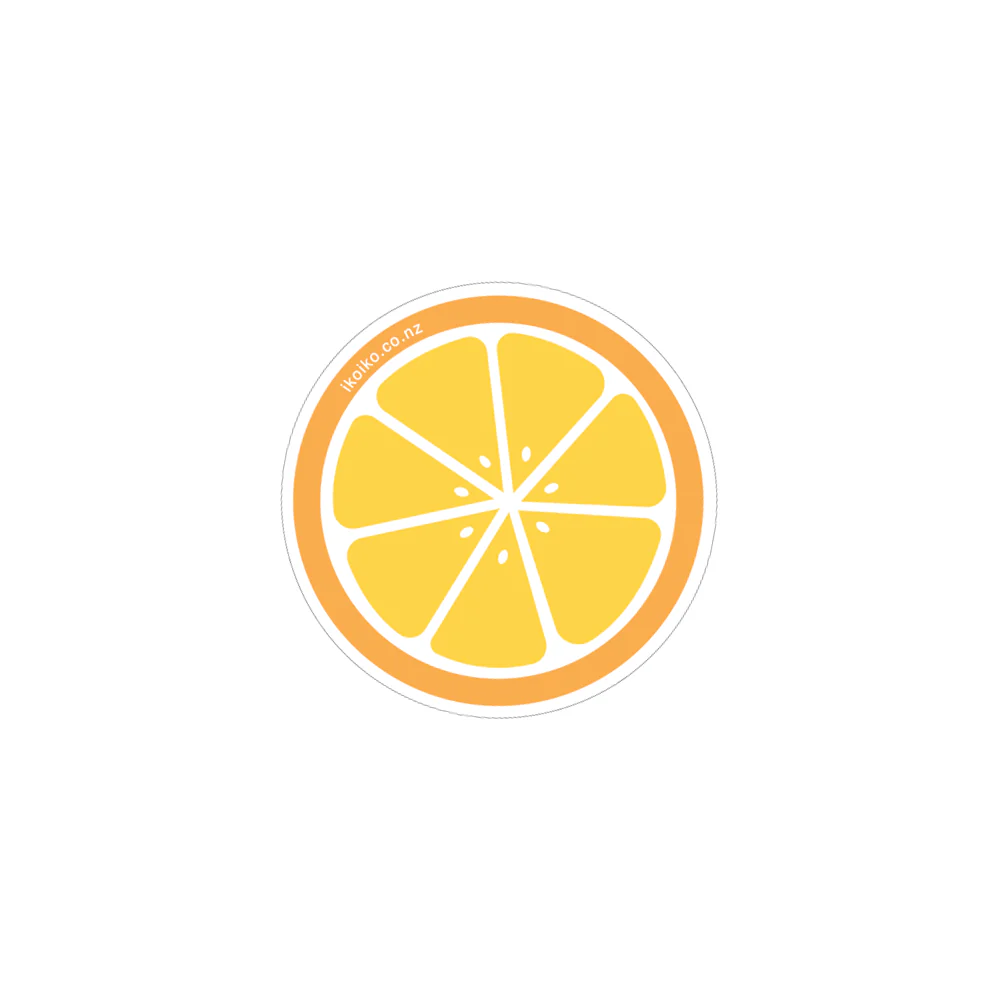 Iko Iko Fun Size Sticker Orange