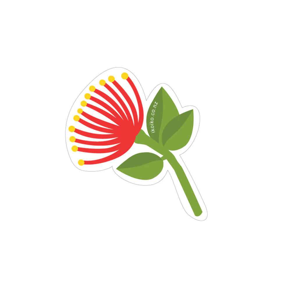 Iko Iko Fun Size Sticker Pōhutukawa