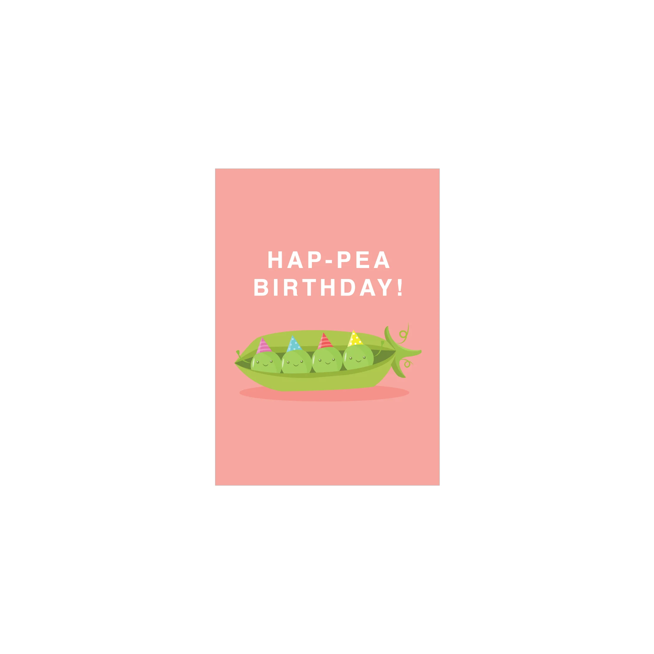 Iko Iko Mini Card Cutie Food Pun Pea
