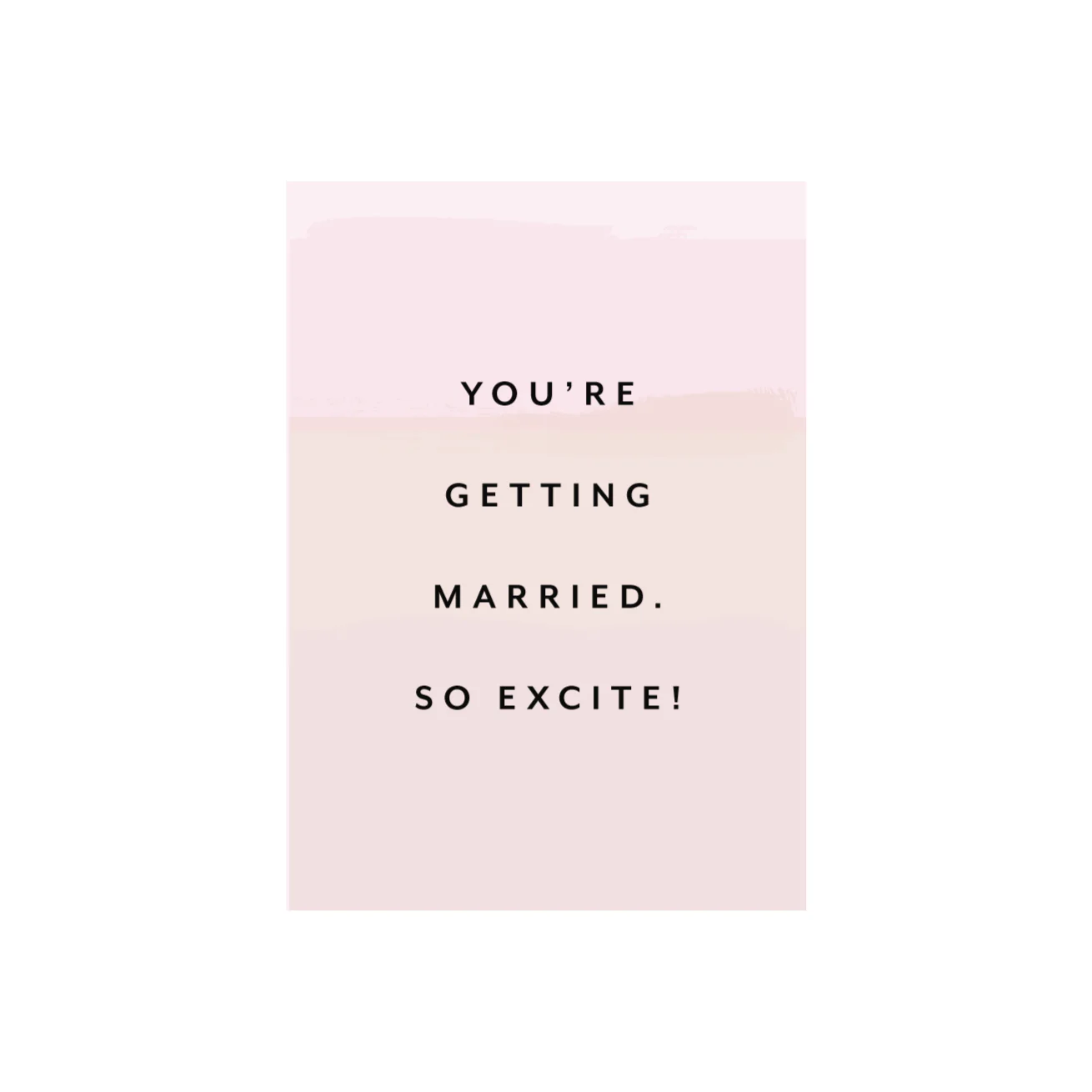 Iko Iko Pattern Card You're Getting Married
