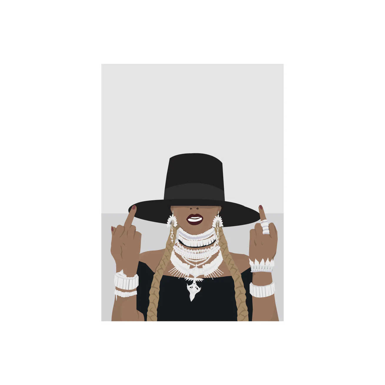 Iko Iko Pop Culture Card Bey Fingers