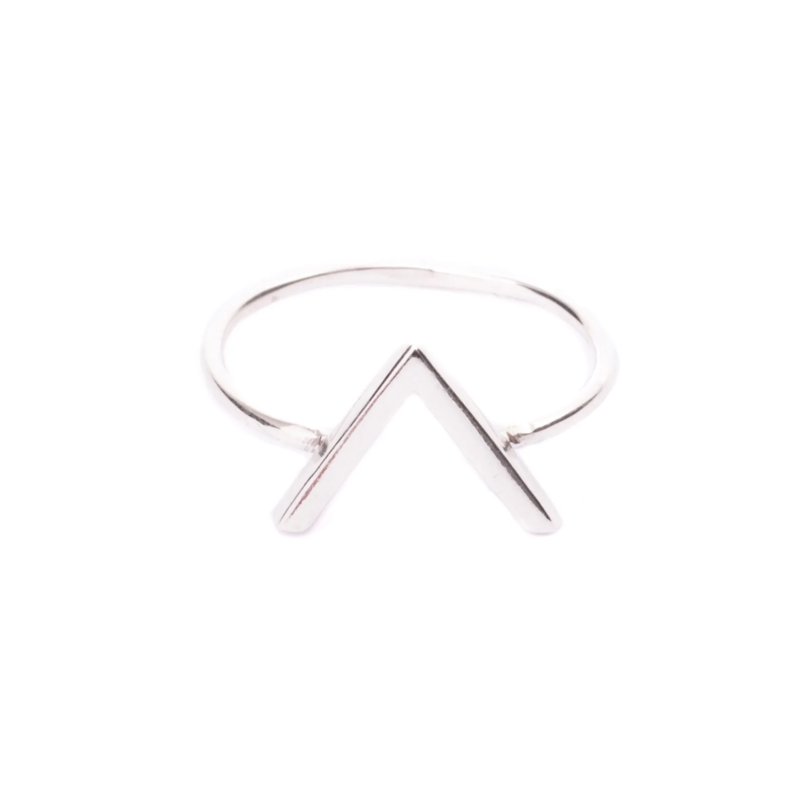 Iko Iko Ring V Shape Silver