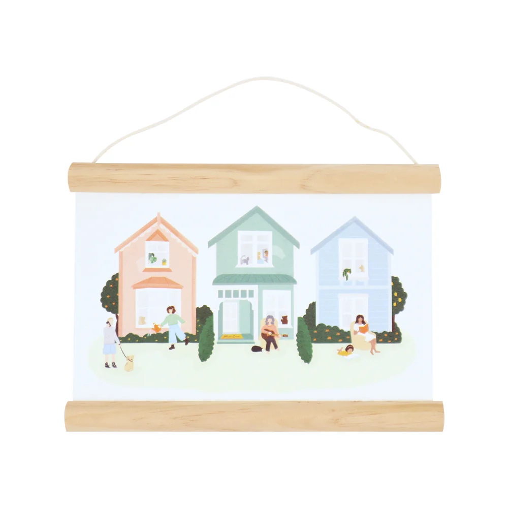 Iko Iko Wooden Poster Hanger Kit Mini 31cm (A3 Vert) - Image 3