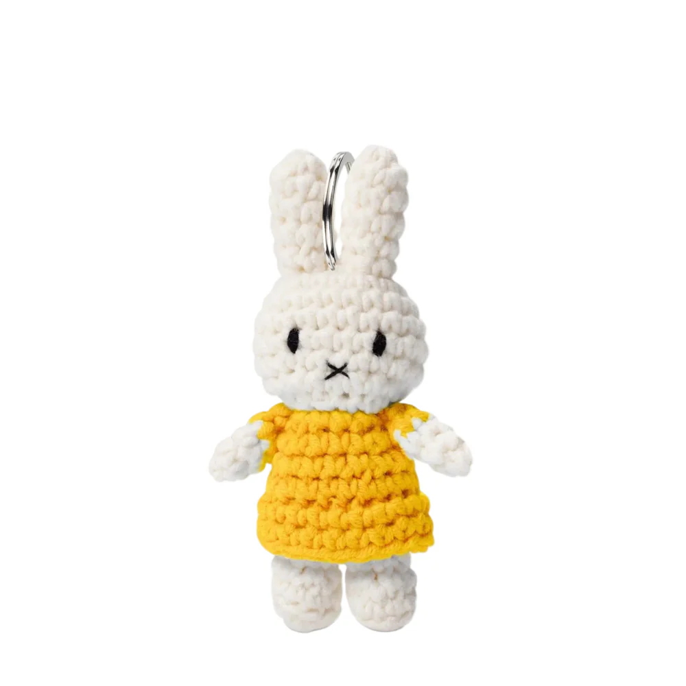 Just Dutch x Miffy Crochet Miffy Handmade Key Ring Yellow