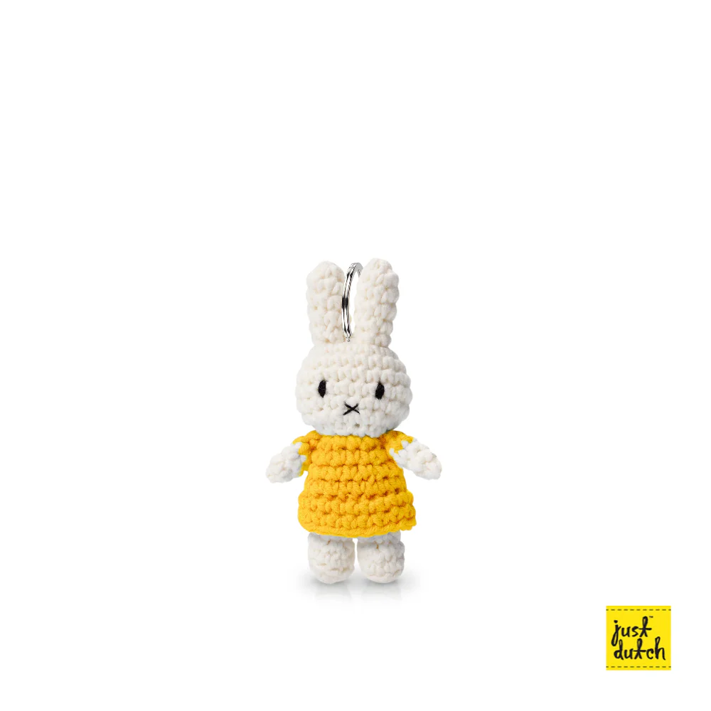 Just Dutch x Miffy Crochet Miffy Handmade Key Ring Yellow - Image 2