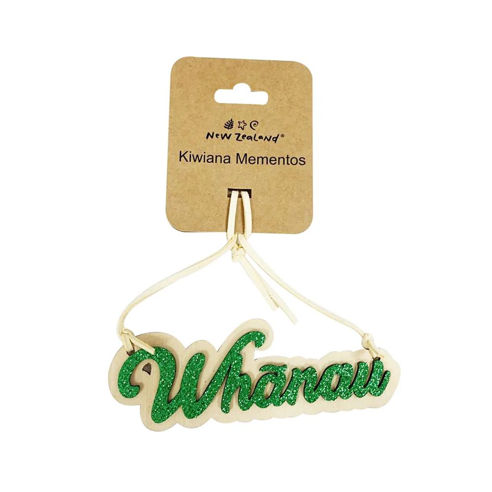 Kiwiana Decoration Glitter WhÄnau
