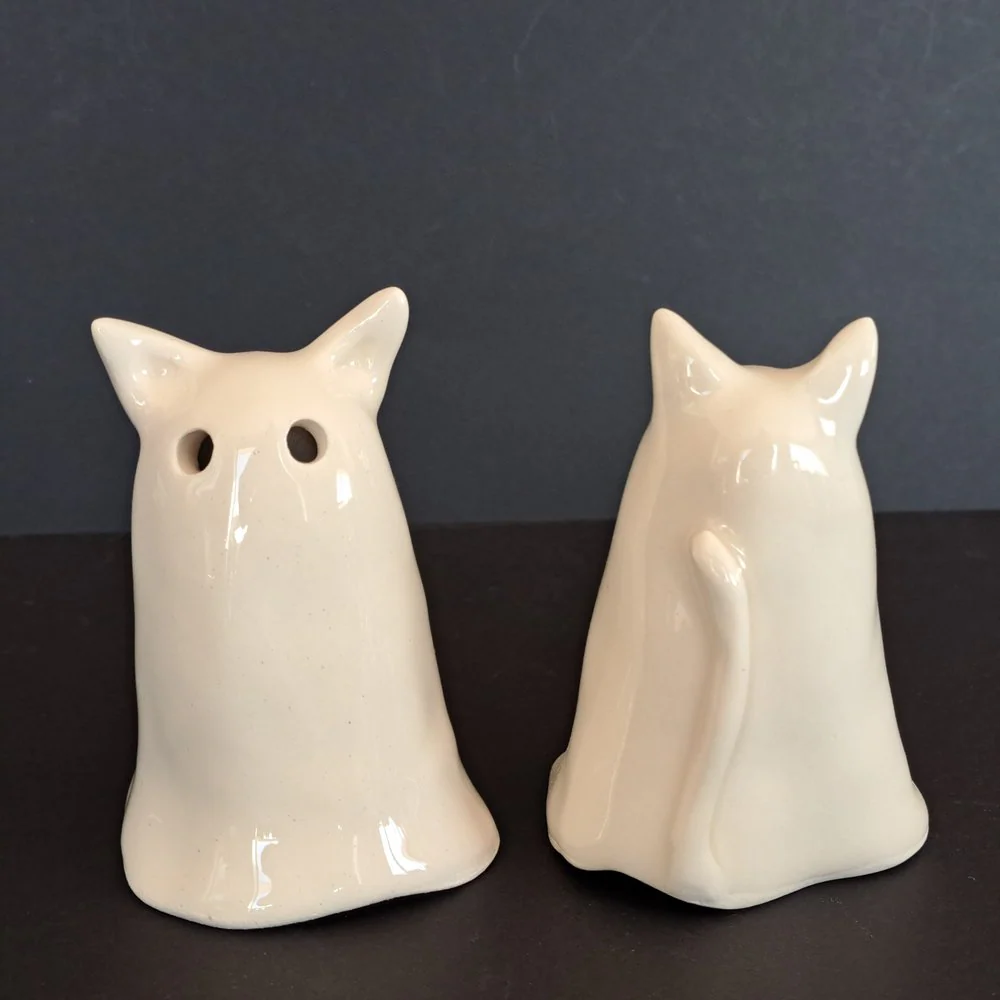 Lava Ceramics Ghost Kitty Boo - Image 2
