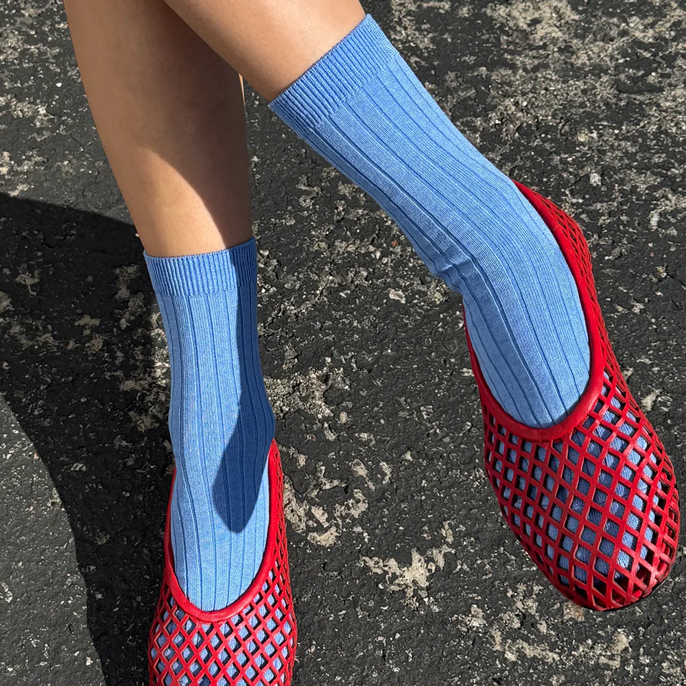 Le Bon Shoppe Her Socks Periwinkle - Image 2