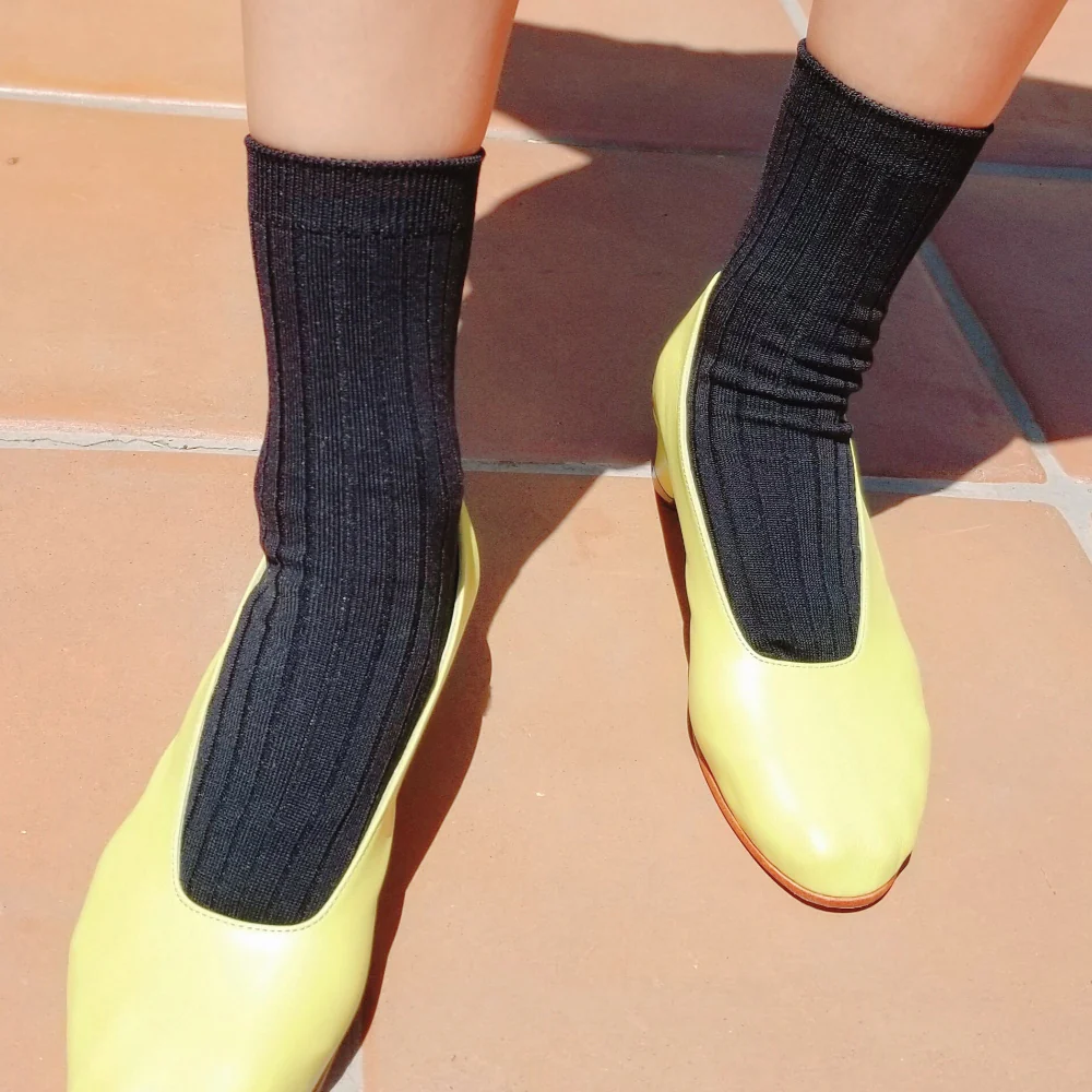 Le Bon Shoppe Her Socks True Black - Image 2