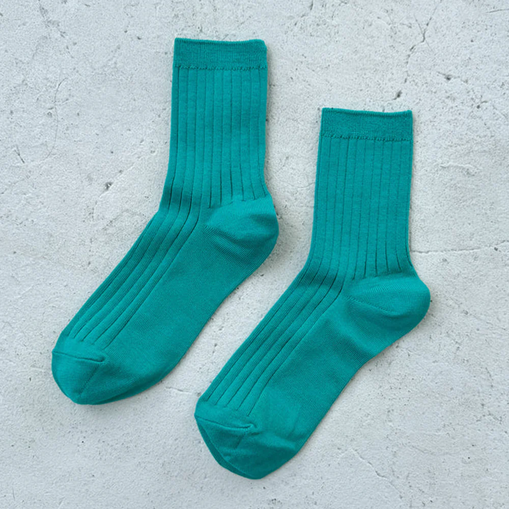 Le Bon Shoppe Her Socks Turquoise - Image 3