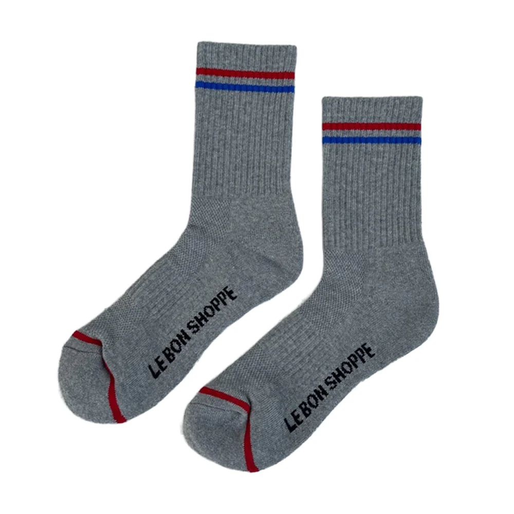 Le Bon Shoppe Socks Boyfriend True Grey - Image 2