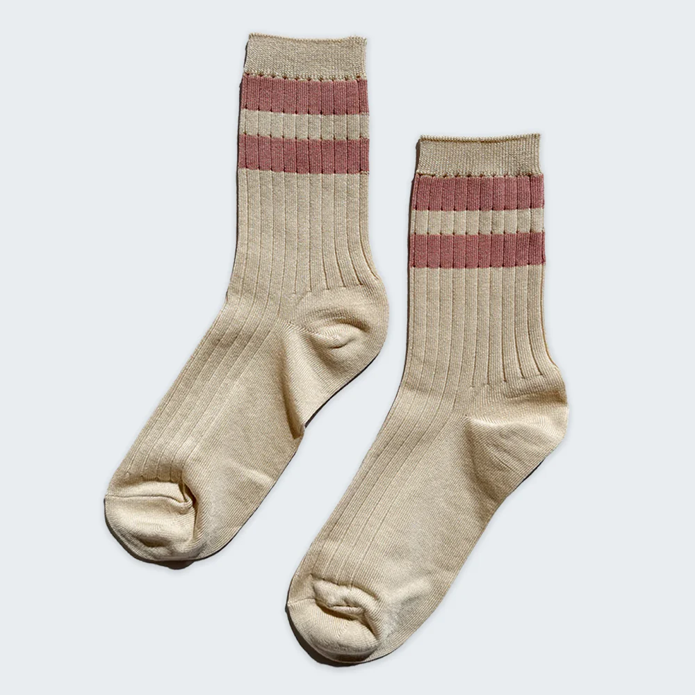 Le Bon Shoppe Socks Her Varisty Rose - Image 3