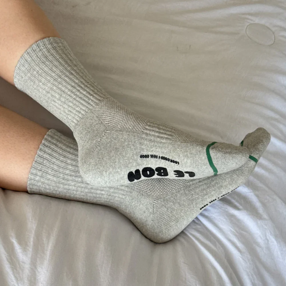 Le Bon Shoppe Socks Hugger Grey - Image 2