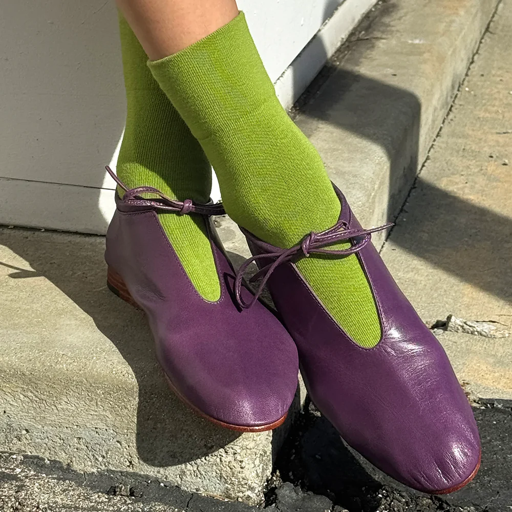 Le Bon Shoppe Socks Sneaker Matcha - Image 3