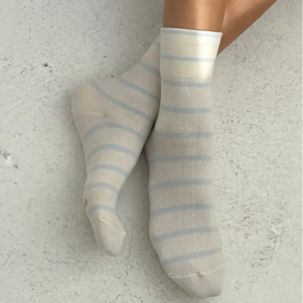 Le Bon Shoppe Wally Socks Sky Stripe - Image 2