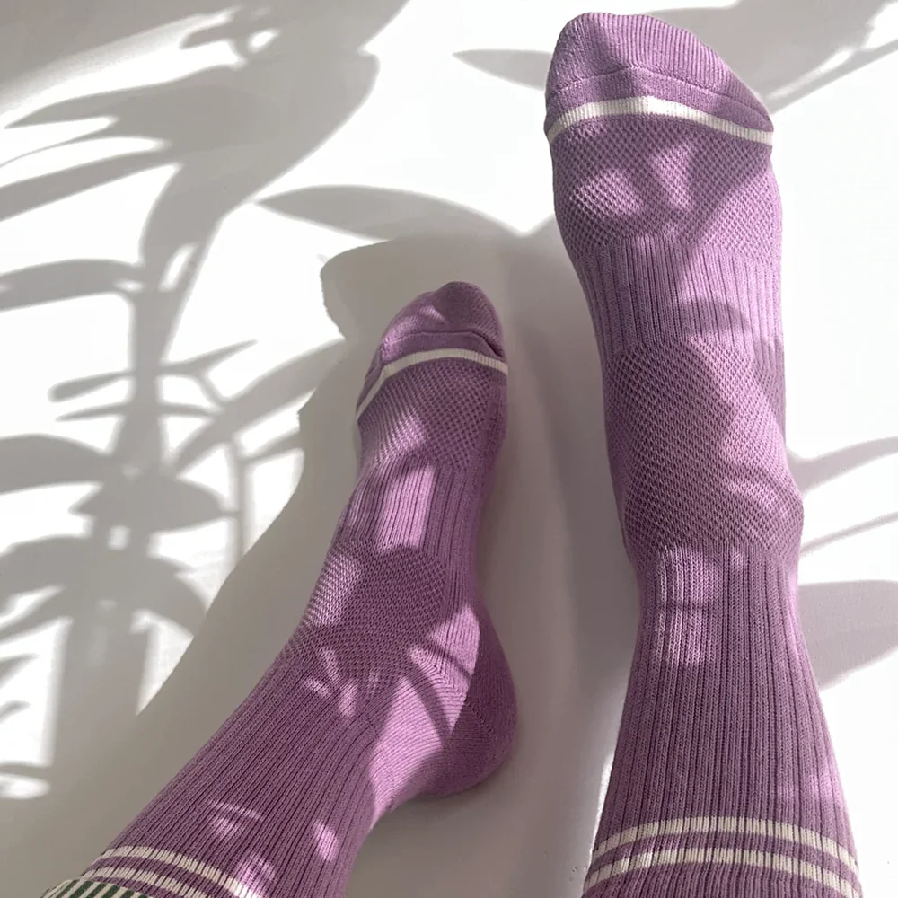 Le Bon Shoppe Socks Boyfriend Grape - Image 2