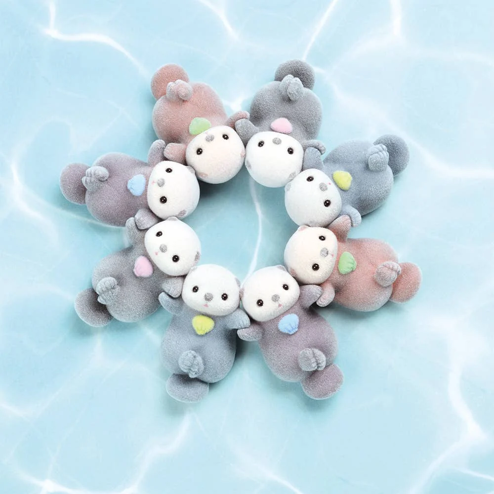 Let's Hold Hands Flocked Otters Blind Box - Image 2