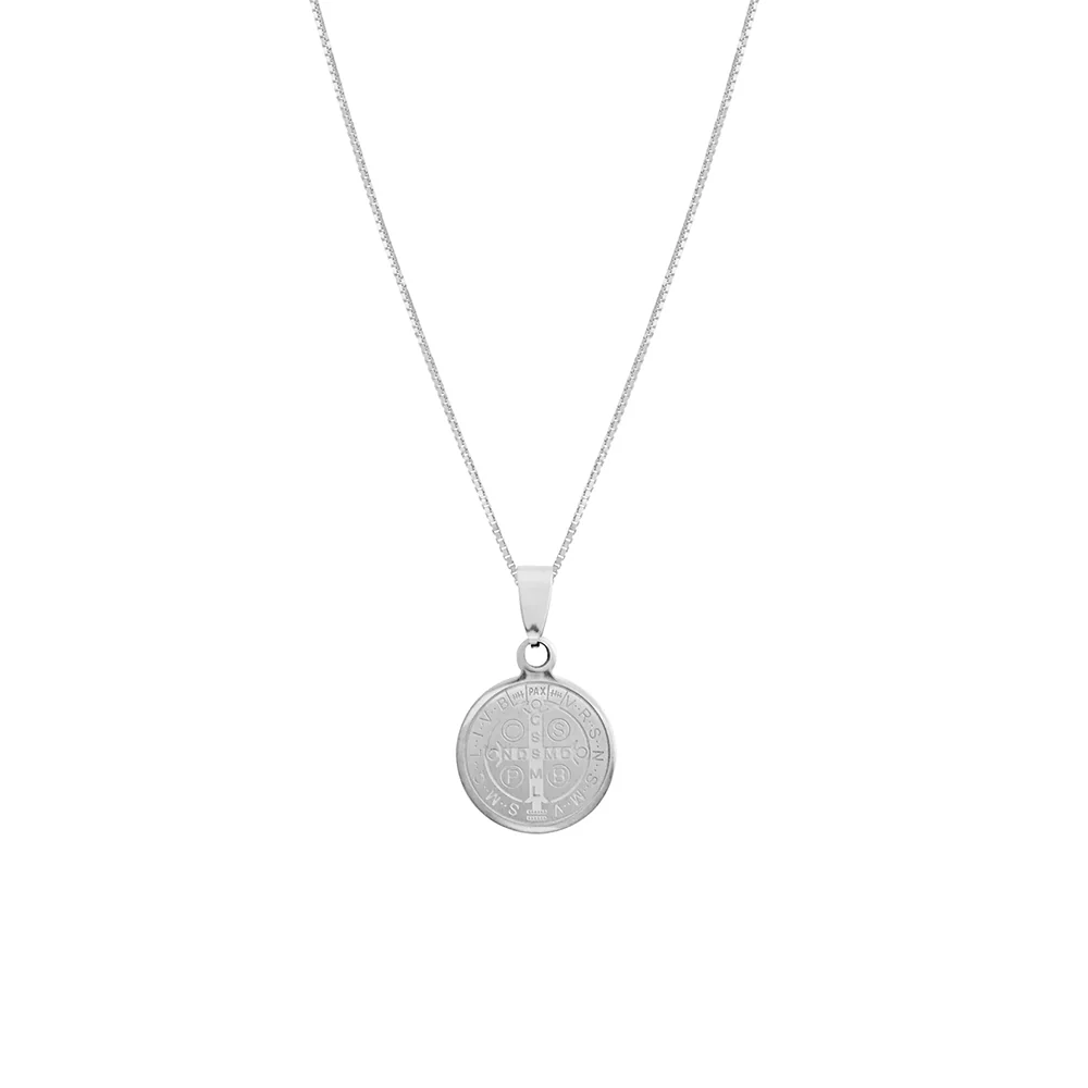 Lindi Kingi Necklace Saint Circle Silver - Image 2
