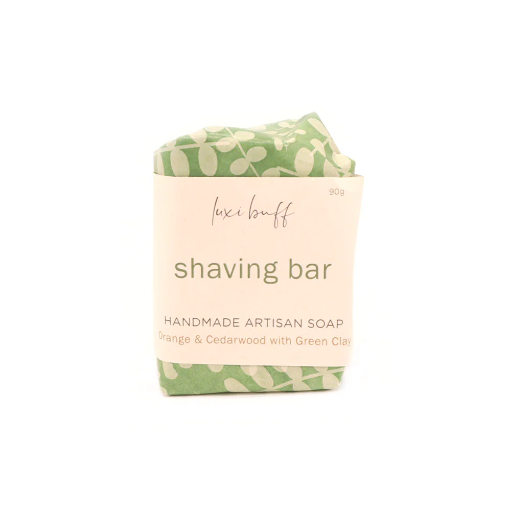 Luxi Buff Shaving Soap Green Clay