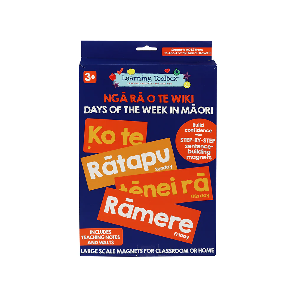 Magnetic Days of the Week in Te Reo Maori 21+ Pieces