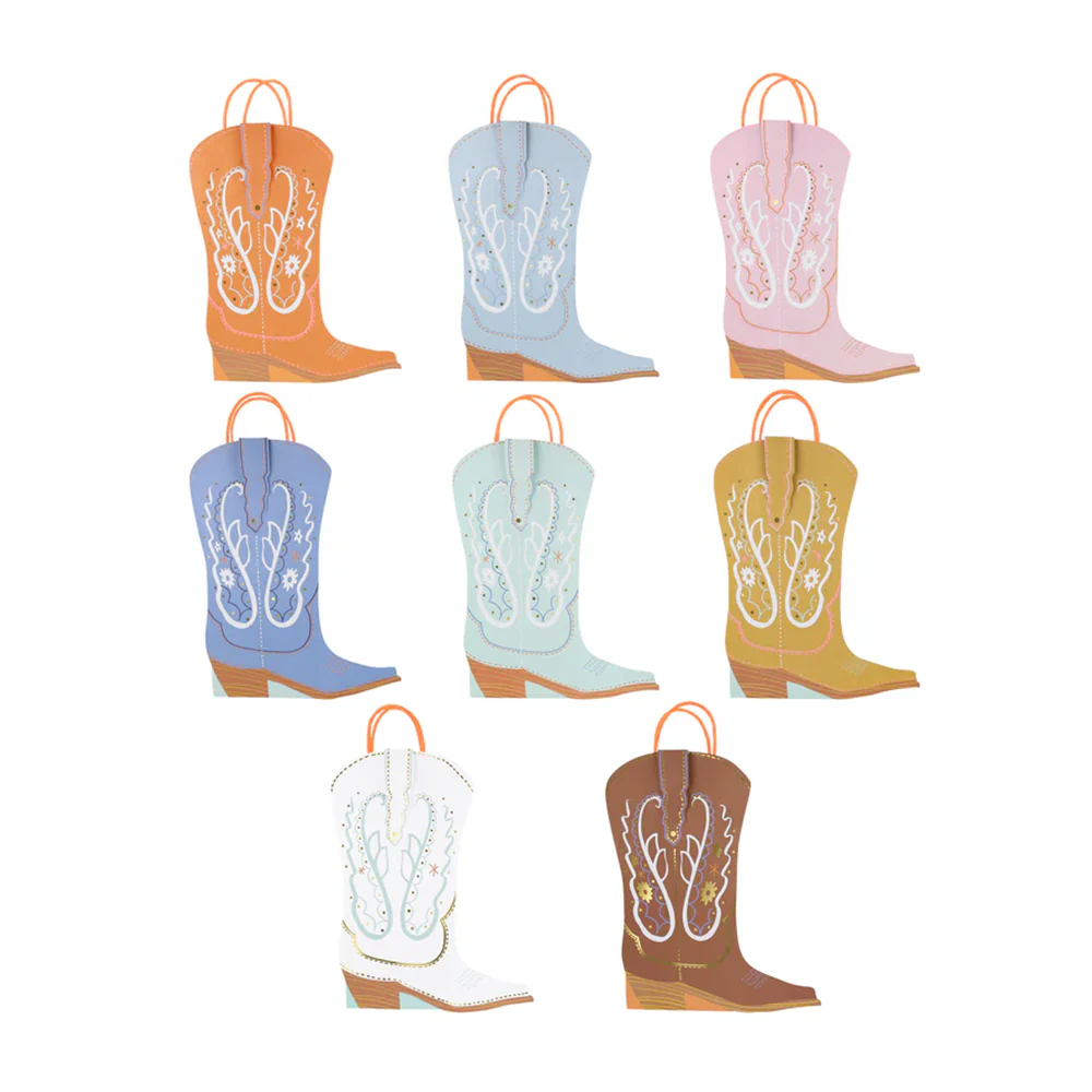 Meri Meri Gift Bag Western Cowboy Boot Assorted - Image 2