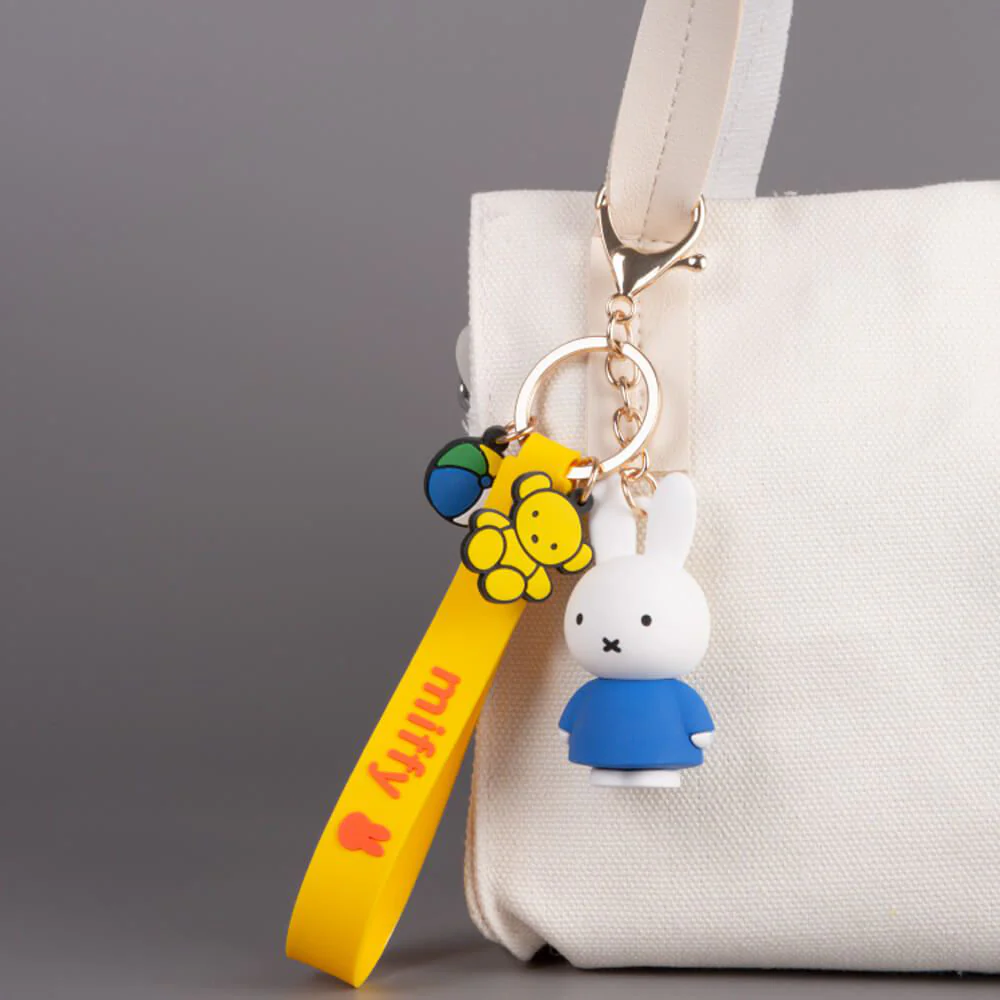 Miffy Classic Pendant Keyring Blue - Image 3