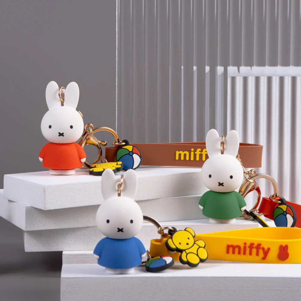Miffy Classic Pendant Keyring Blue - Image 2