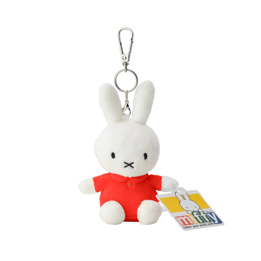 Miffy Classic Plush Keyring 12cm Red - Image 2