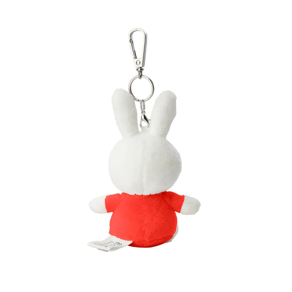 Miffy Classic Plush Keyring 12cm Red - Image 3