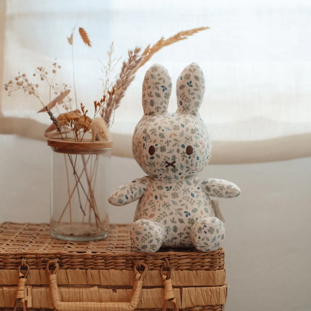 Miffy Lucky Leaves All Over Prink Soft Toy Small - Image 3