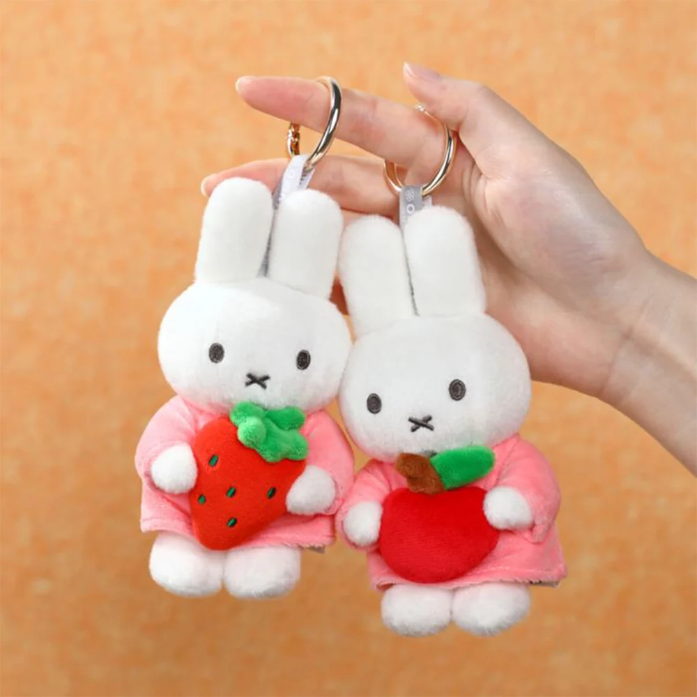 Miffy Plush Keyring with Strawberry - Image 2