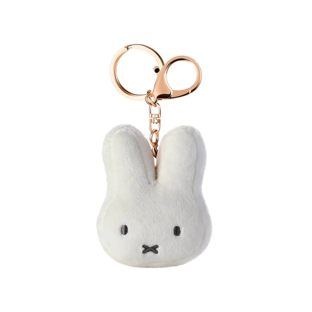 Miffy 2D Plush Keyring White
