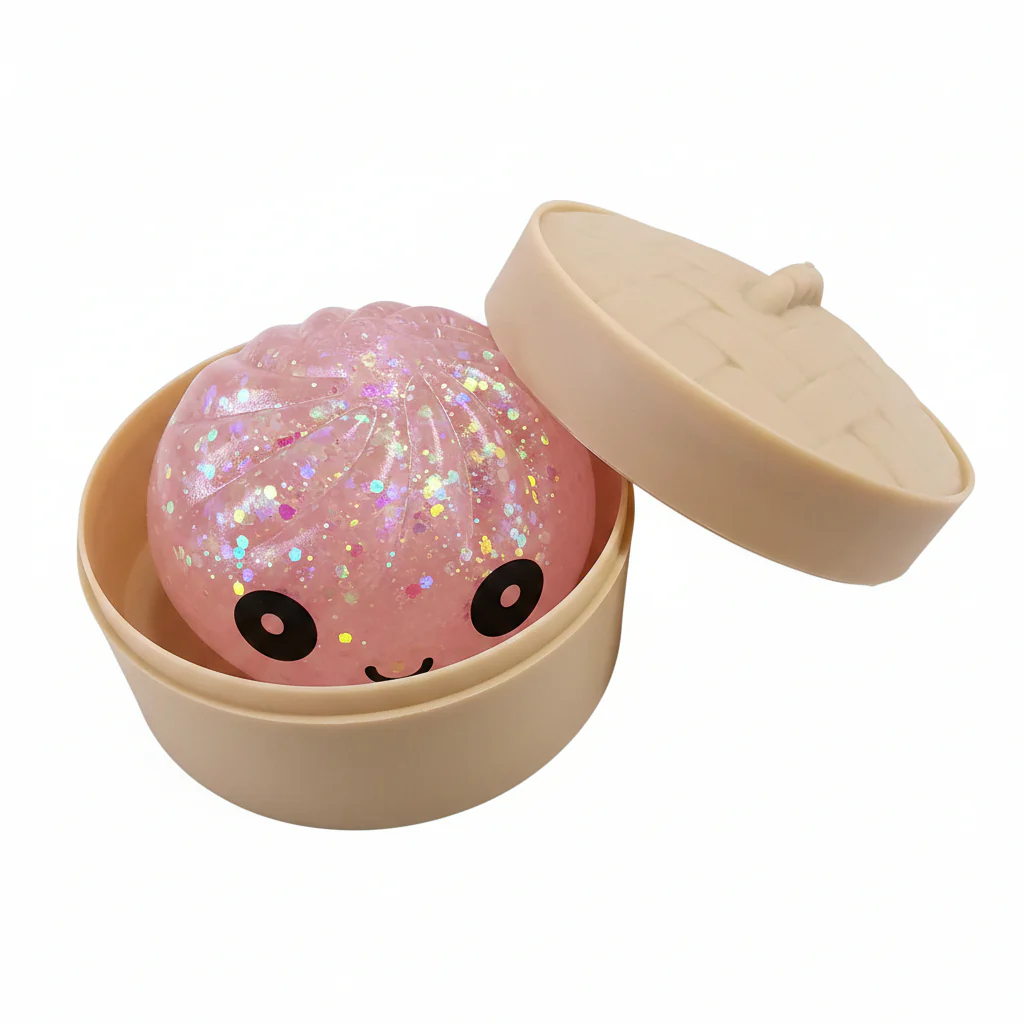 Mini Sugar Glitter Squishy Dumpling Assorted - Image 5