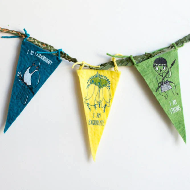 Misery Guts Club Flag I am Extraordinary Teal - Image 2