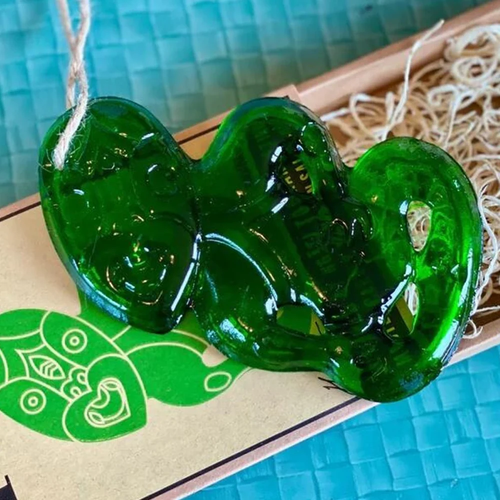 Moana Road Glass Tiki Green - Image 2