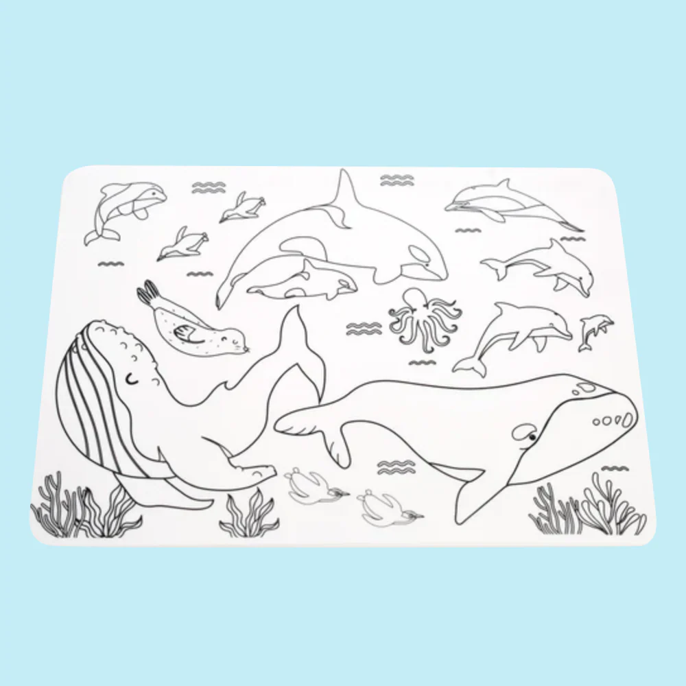 Moana Road Silicone Colour-in Placemats - Image 3